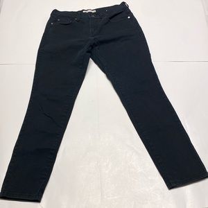 Levi’s 505 jeans black straight leg . Jeans were altered to skinny !!!